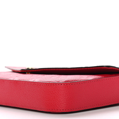 Louis Vuitton Empreinte Pochette Felicie Chain Wallet Cherry 8 of 8