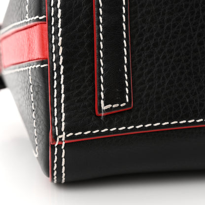 Givenchy Calfskin Bi-Color Topstitch Mini Antigona Black Red 11 of 12