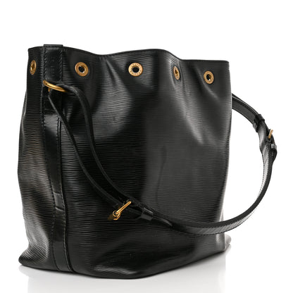 Louis Vuitton Epi Petit Noe Black 2 of 17