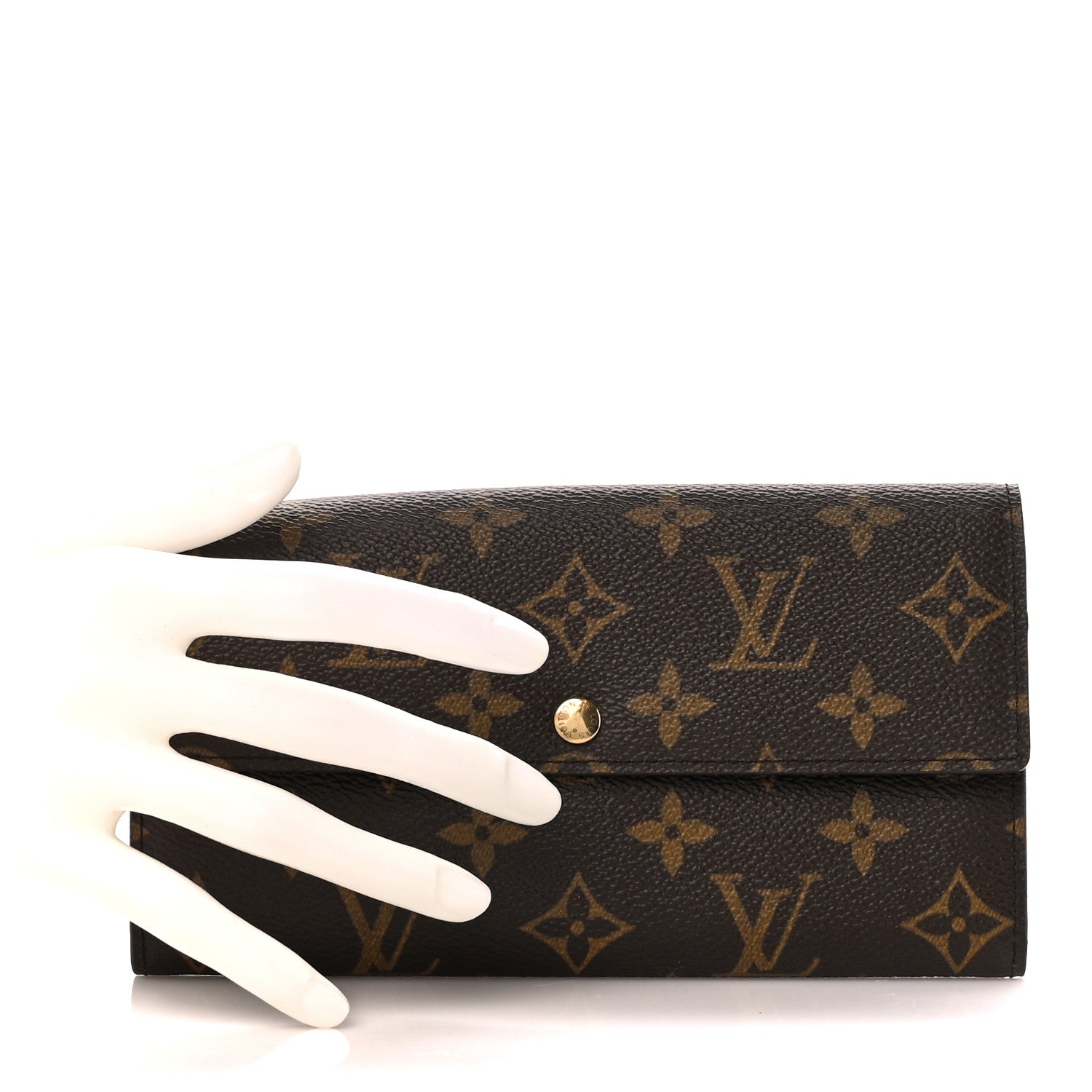 Louis Vuitton Monogram Sarah Wallet 2 of 9