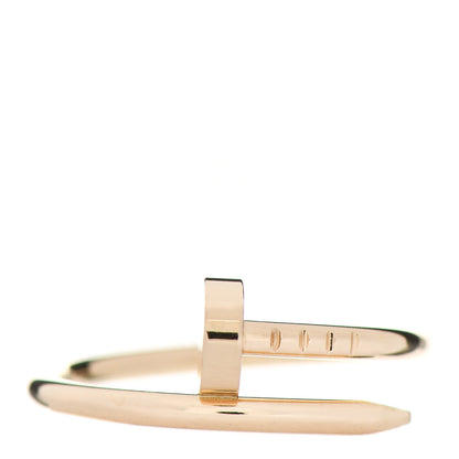 Cartier 18K Yellow Gold Small Juste Un Clou Ring 53 6.25 1 of 5