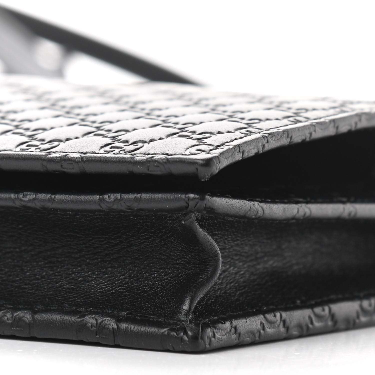 Gucci Microguccissima Crossbody Wallet Black 10 of 11