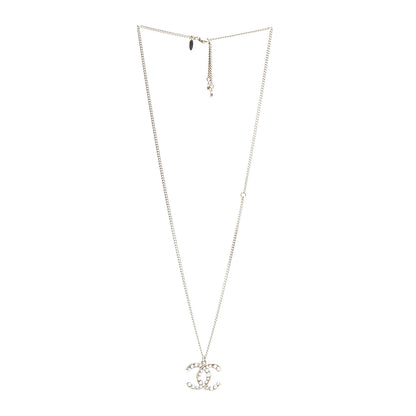 Chanel Pearl CC Pendant Necklace Gold 3 of 8