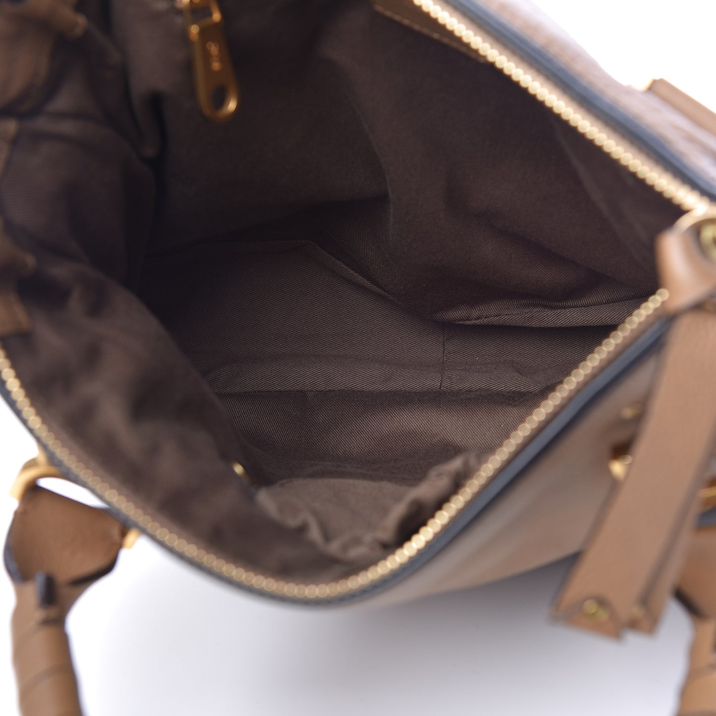 Calfskin Braided Medium Marcie Satchel Nut