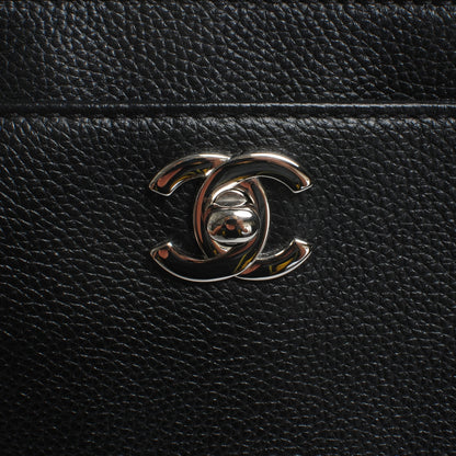 Chanel Calfskin Cerf Executive Shopper Tote Black 5 of 8