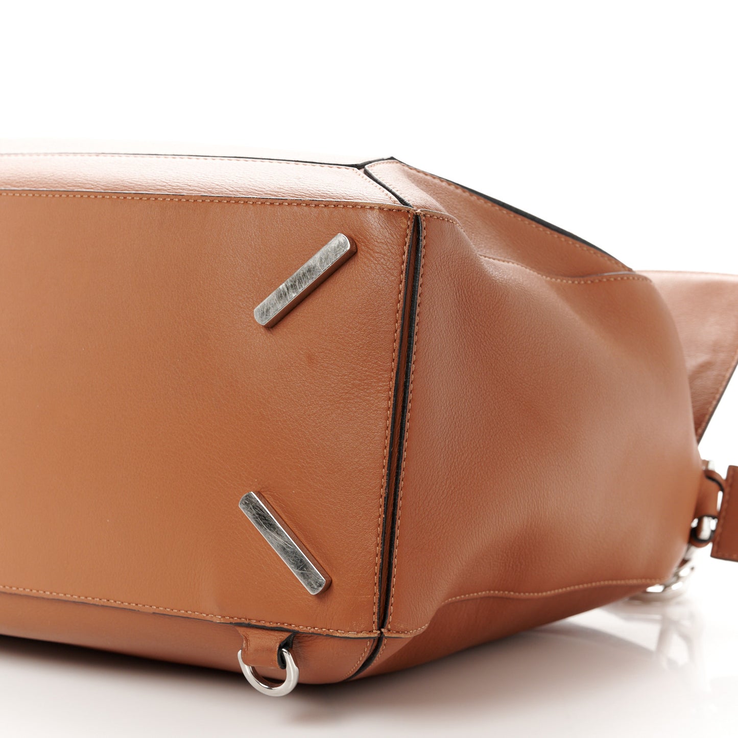 Calfskin Large Puzzle Bag Tan