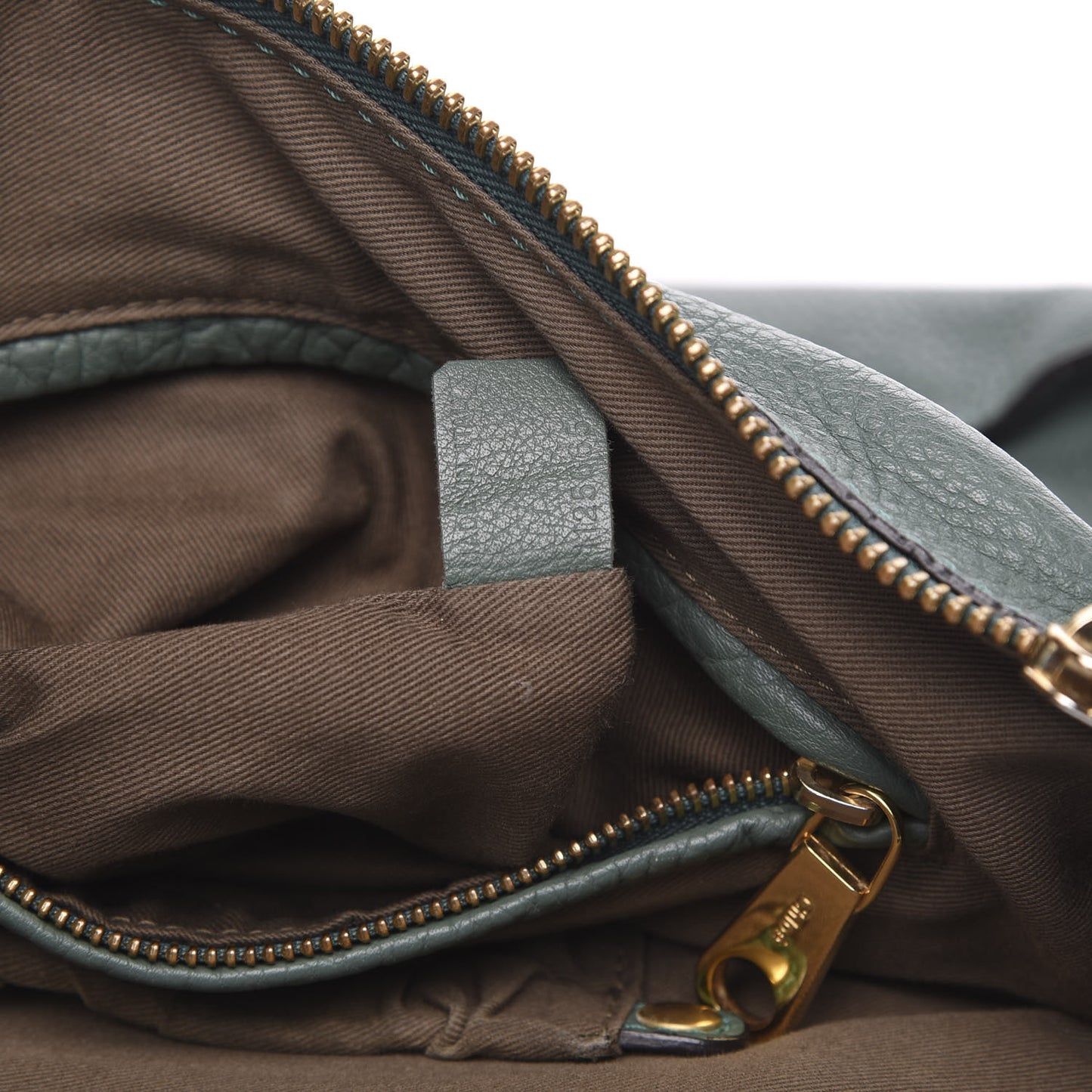 Calfskin Medium Marcie Satchel Eucalyptus