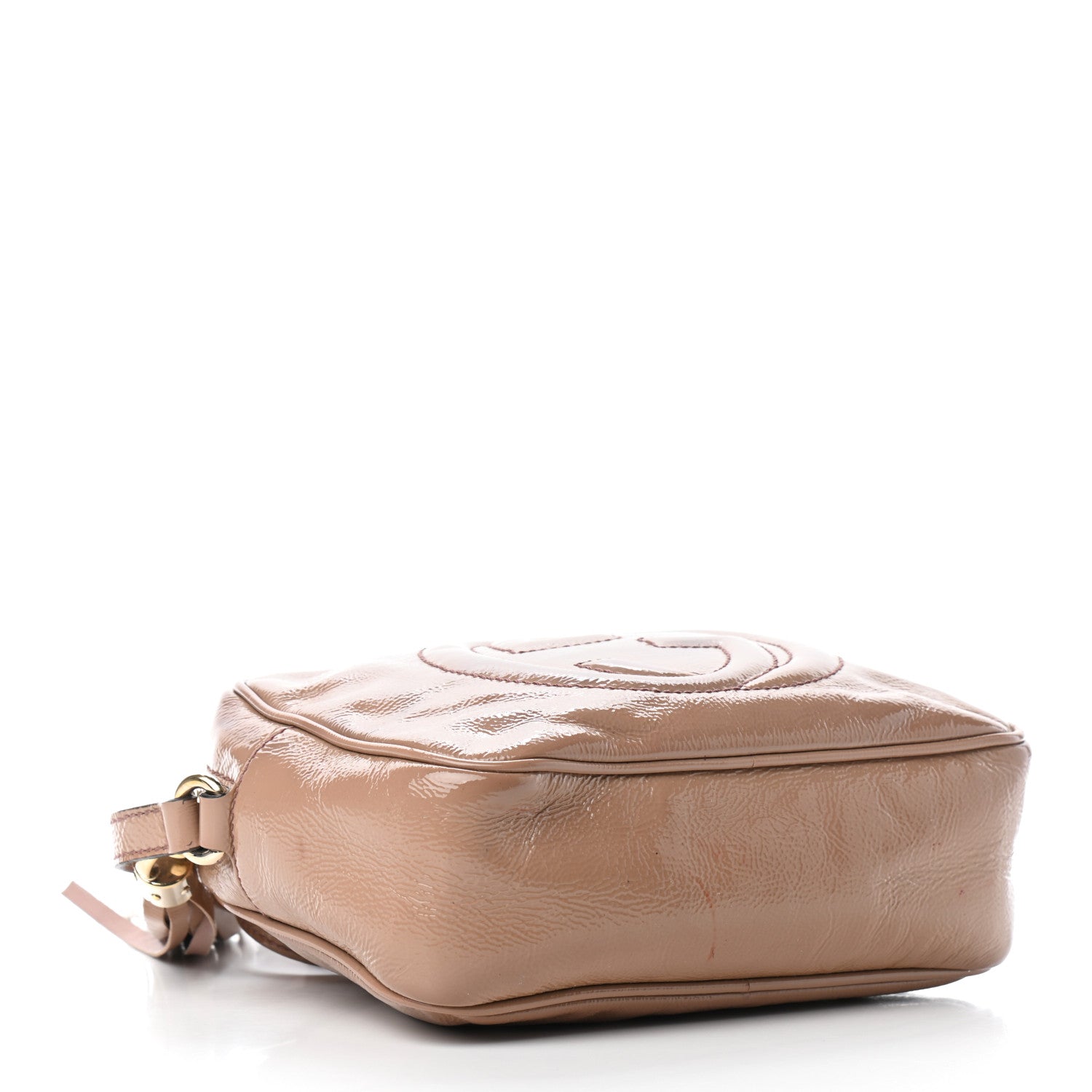 Gucci Vernice Naplack Small Soho Disco Bag Dark Cipria 3 of 10
