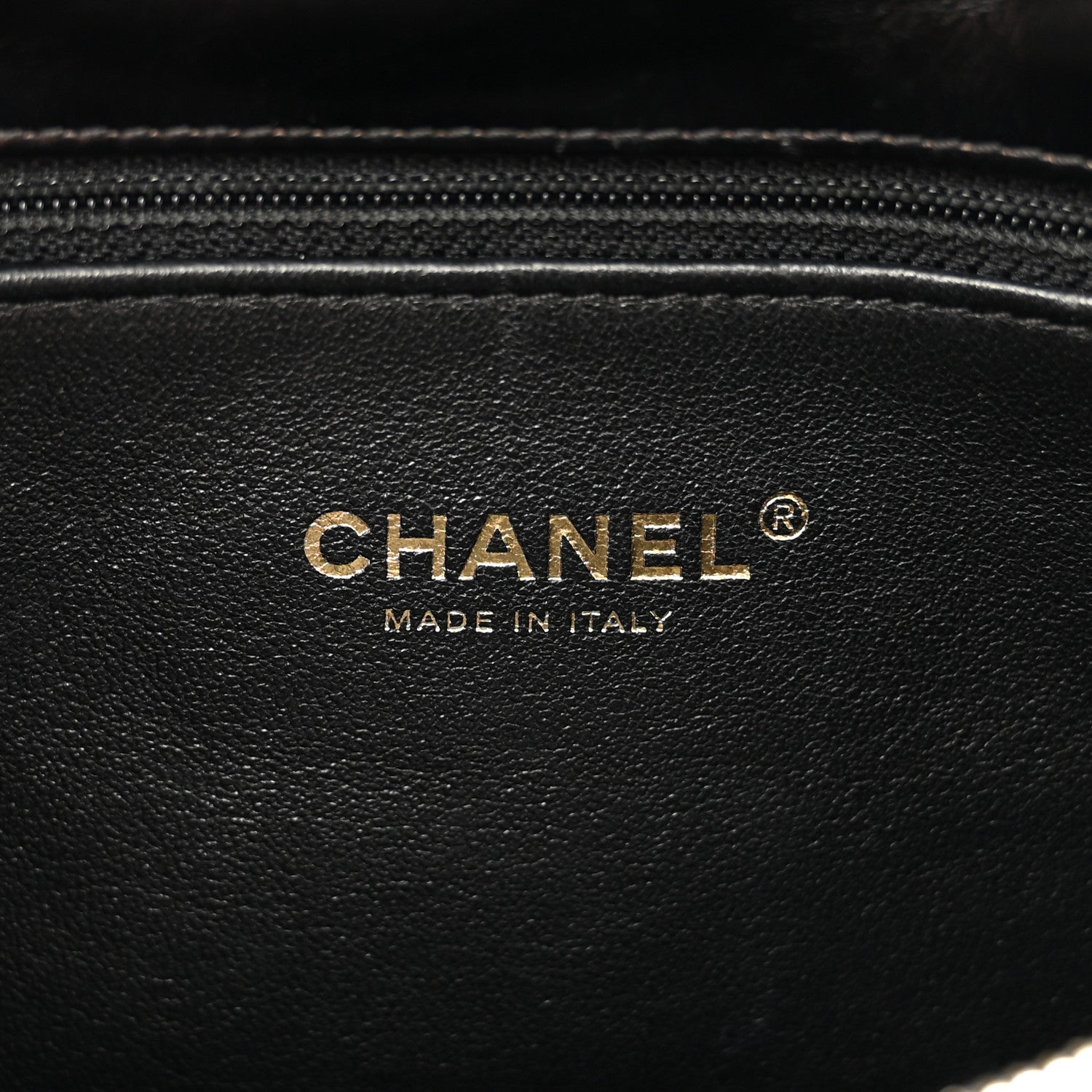 Chanel Calfskin Lizard Chevron Quilted Small Coco Handle Flap Black 6 of 13