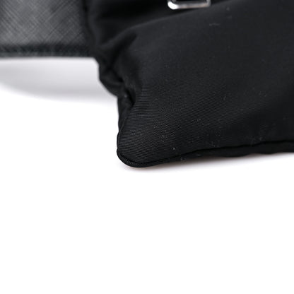 Prada Tessuto Nylon Saffiano Belt Bag 100 40 Black 9 of 11