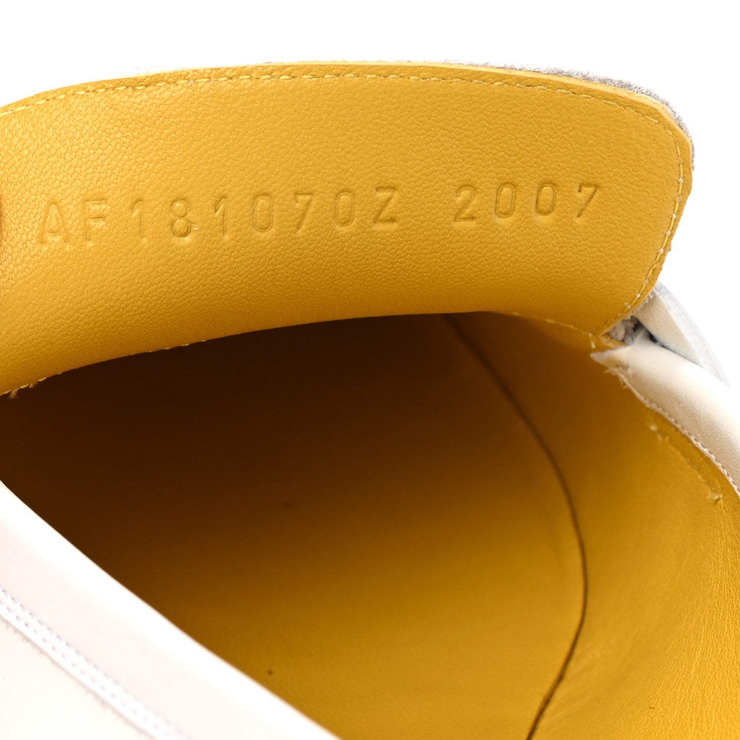 Hermes Calfskin Womens Royal Loafers 38.5 White 7 of 9