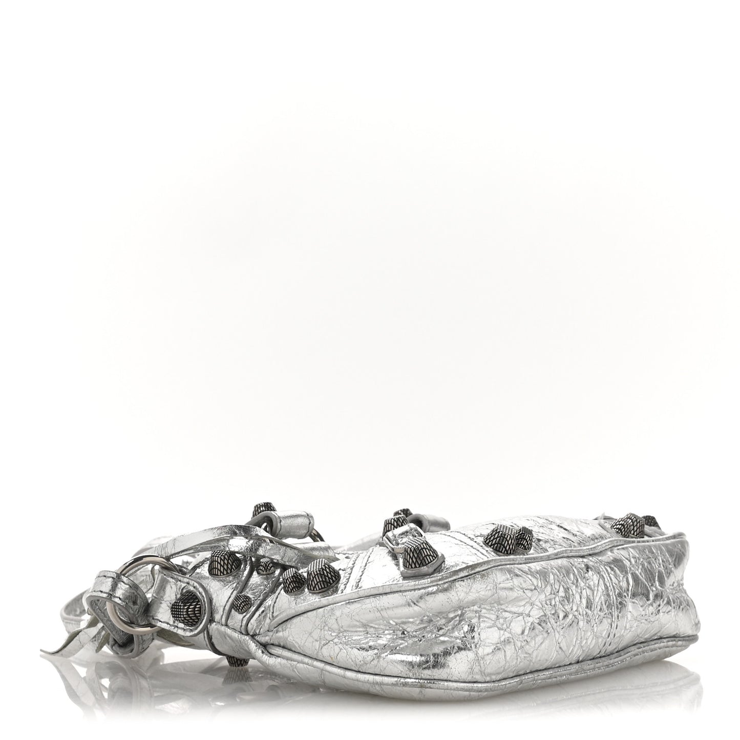 Agneau Arena Neo Cagole Mini Handbag Silver