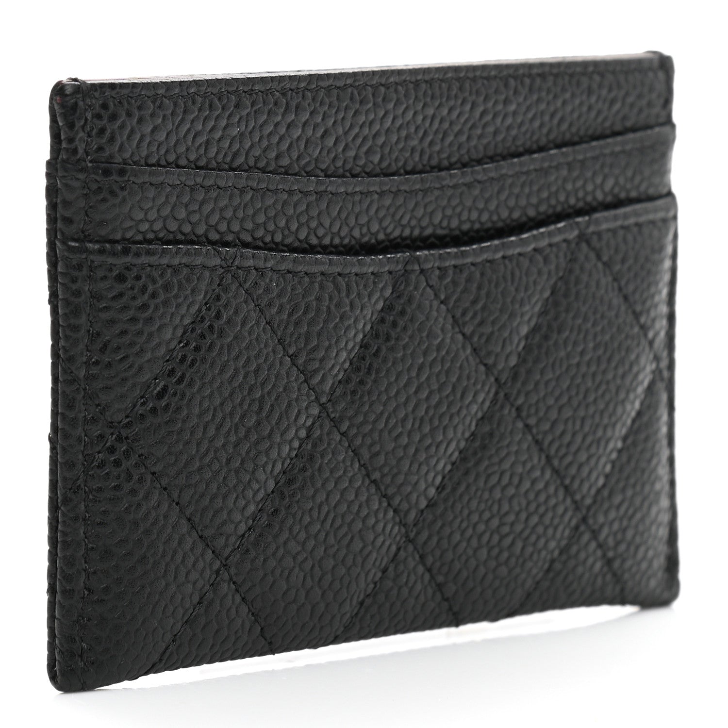 Chanel Caviar Quilted Card Holder Black 3 of 9