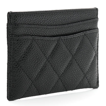 Chanel Caviar Quilted Card Holder Black 3 of 9