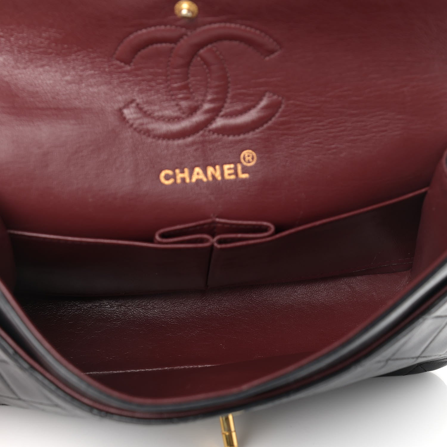 Chanel Lambskin Quilted Small Double Flap Black 5 of 15