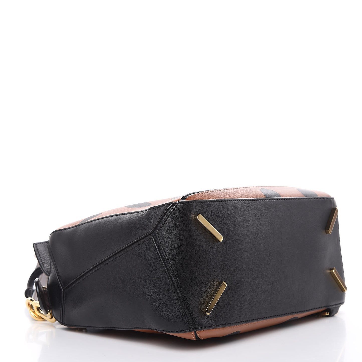 Calfskin Medium Polka Dot Puzzle Bag Multicolor