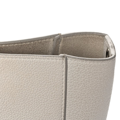 Celine Soft Grained Calfskin Small Sangle Bucket Bag White 13 of 15