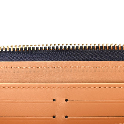 Louis Vuitton Jacquard Since 1854 Zippy Wallet Blue 10 of 11