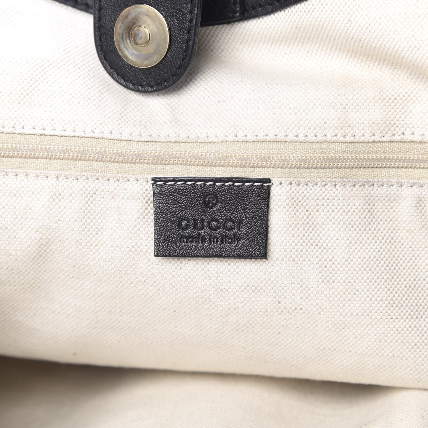 Guccissima Large Sukey Tote Black