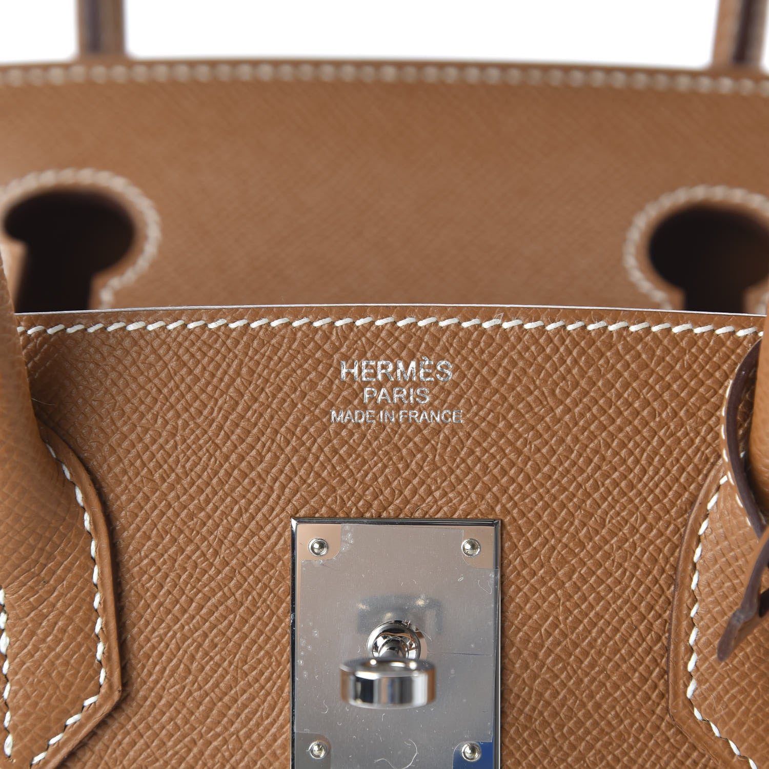 Hermes Madame Calfskin Birkin Sellier 30 Gold 8 of 11