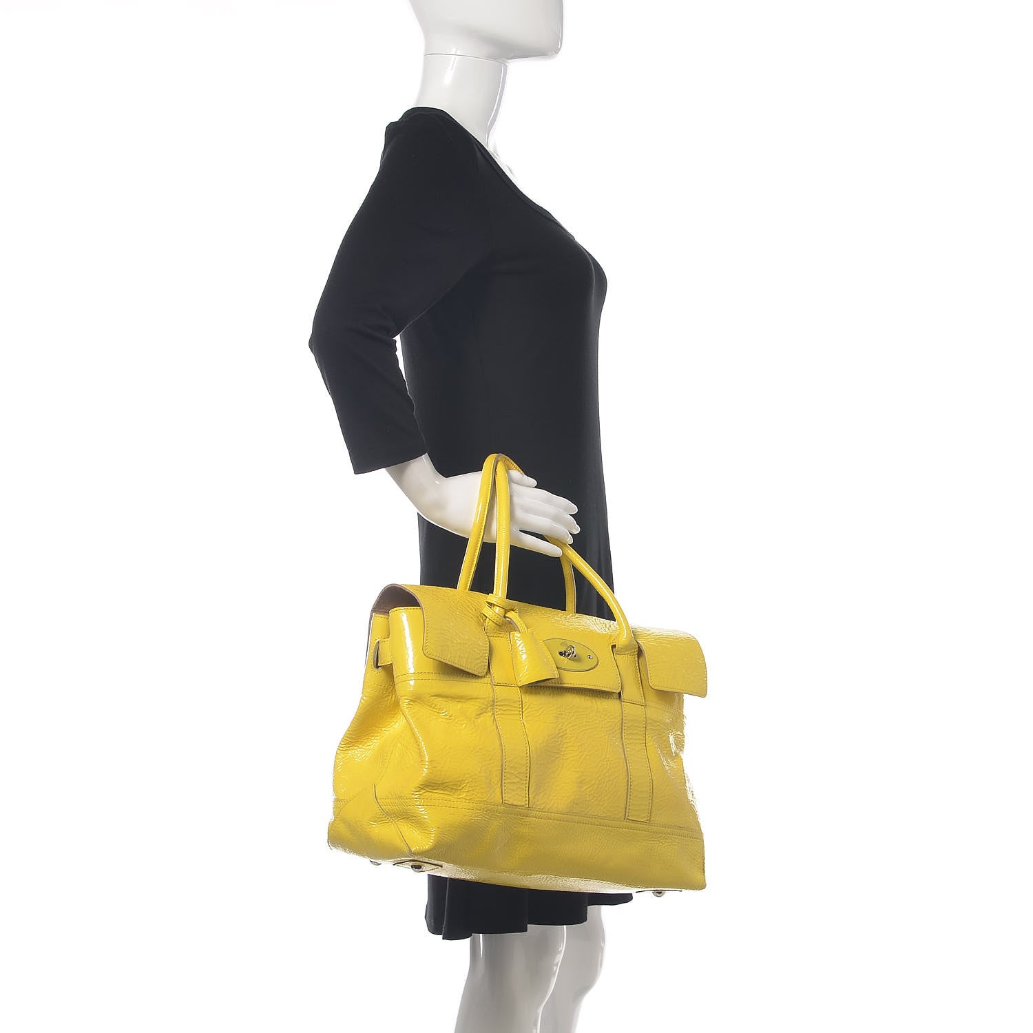 Mulberry Spongy Patent Holiday Bayswater Lemon Sherbet 2 of 16