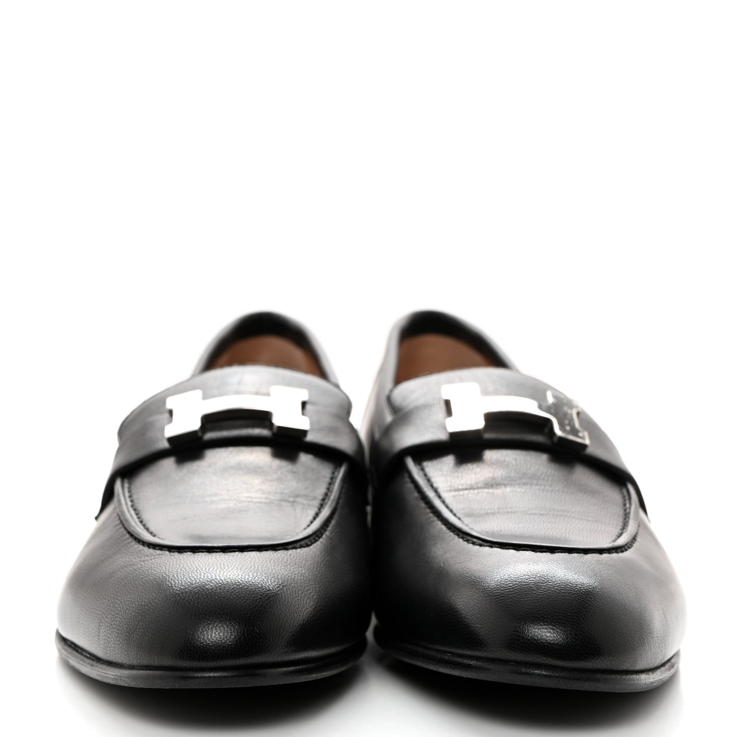 Goatskin Womens Paris Loafers 39 Black