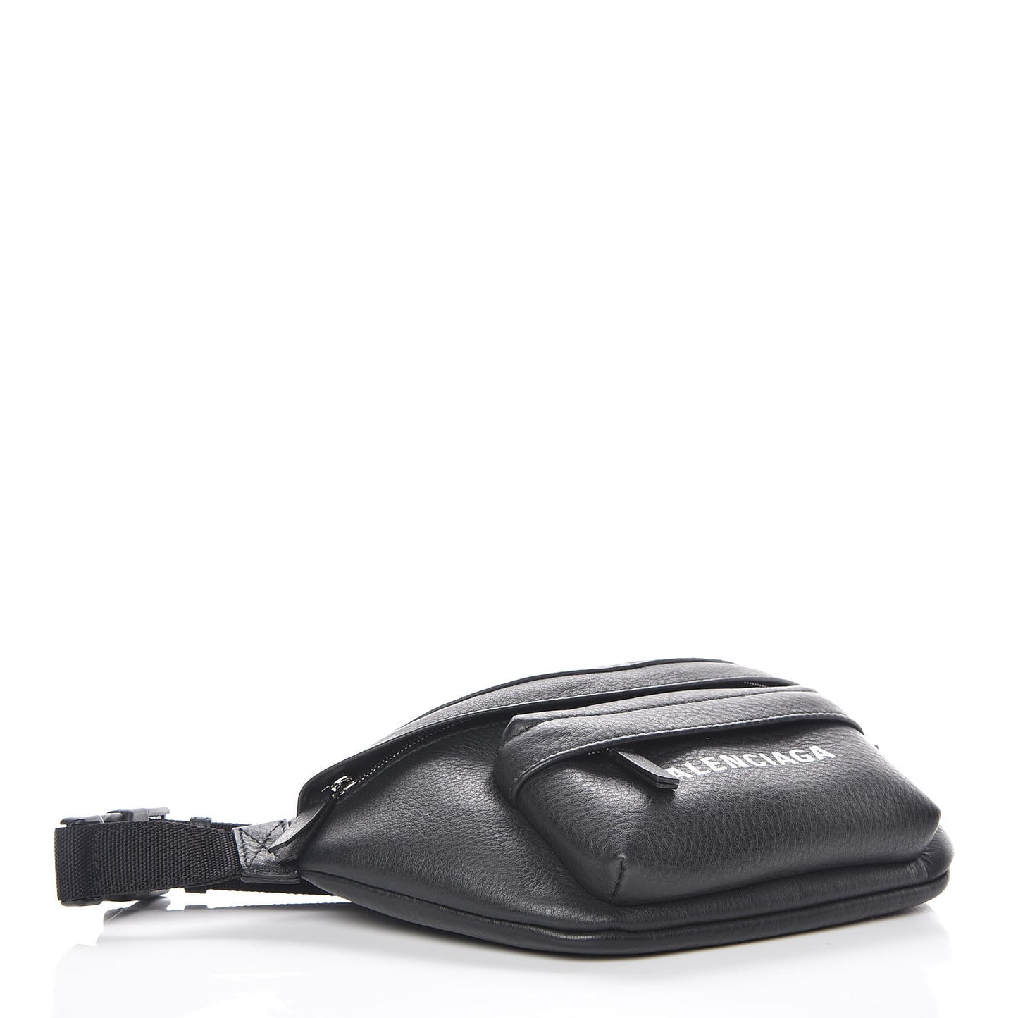 Calfskin Everyday Logo Belt Bag Black