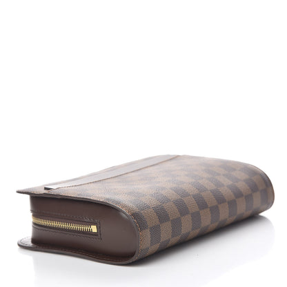 Louis Vuitton Damier Ebene Pochette Saint Louis Clutch 4 of 9