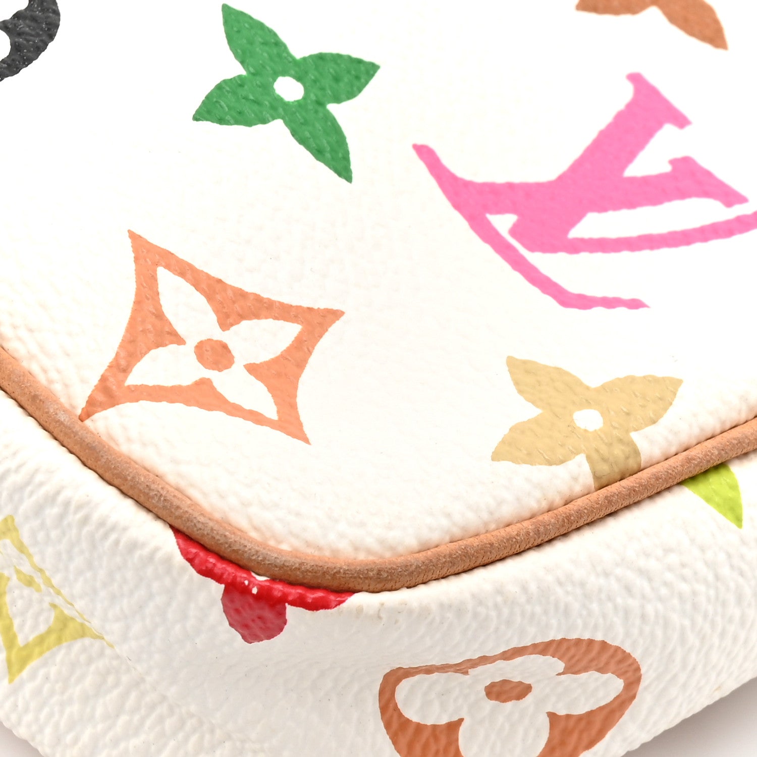 Louis Vuitton Monogram Multicolor Pochette Accessories White 11 of 12