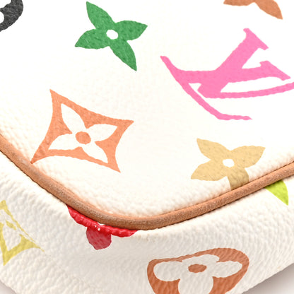 Louis Vuitton Monogram Multicolor Pochette Accessories White 11 of 12