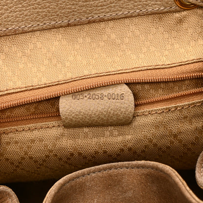 Gucci Suede Bamboo Backpack Beige 7 of 15