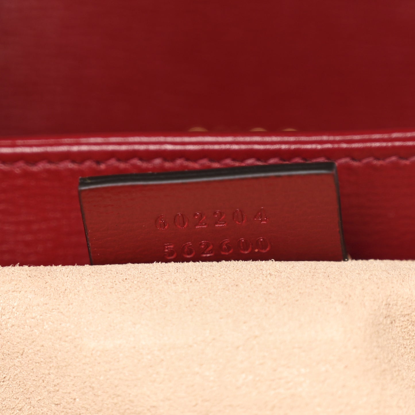 GG Supreme Monogram Azalea Calfskin Horsebit 1955 Shoulder Bag Beige Ebony New Cherry Red