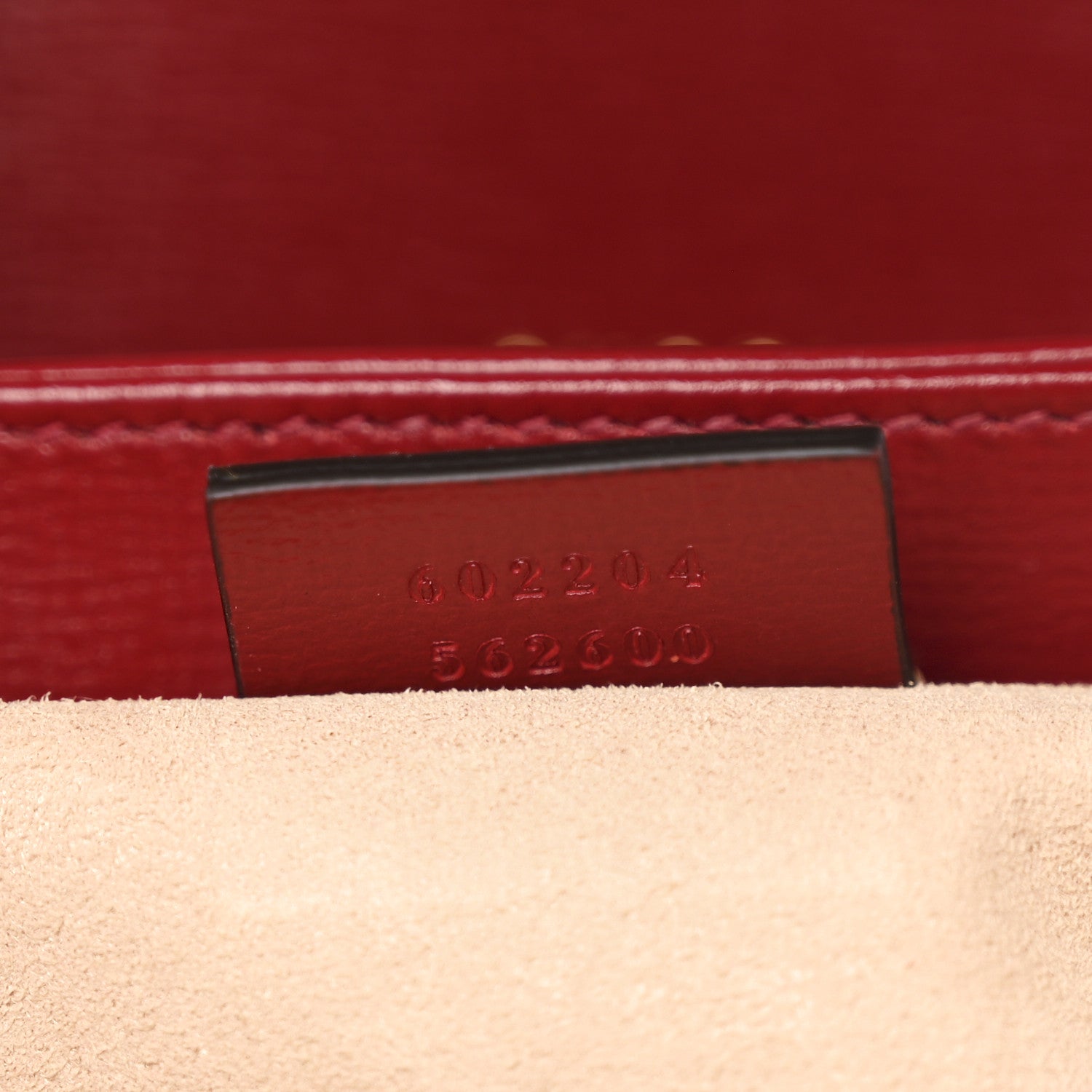 Gucci GG Supreme Monogram Azalea Calfskin Horsebit 1955 Shoulder Bag Beige Ebony New Cherry Red 7 of 10