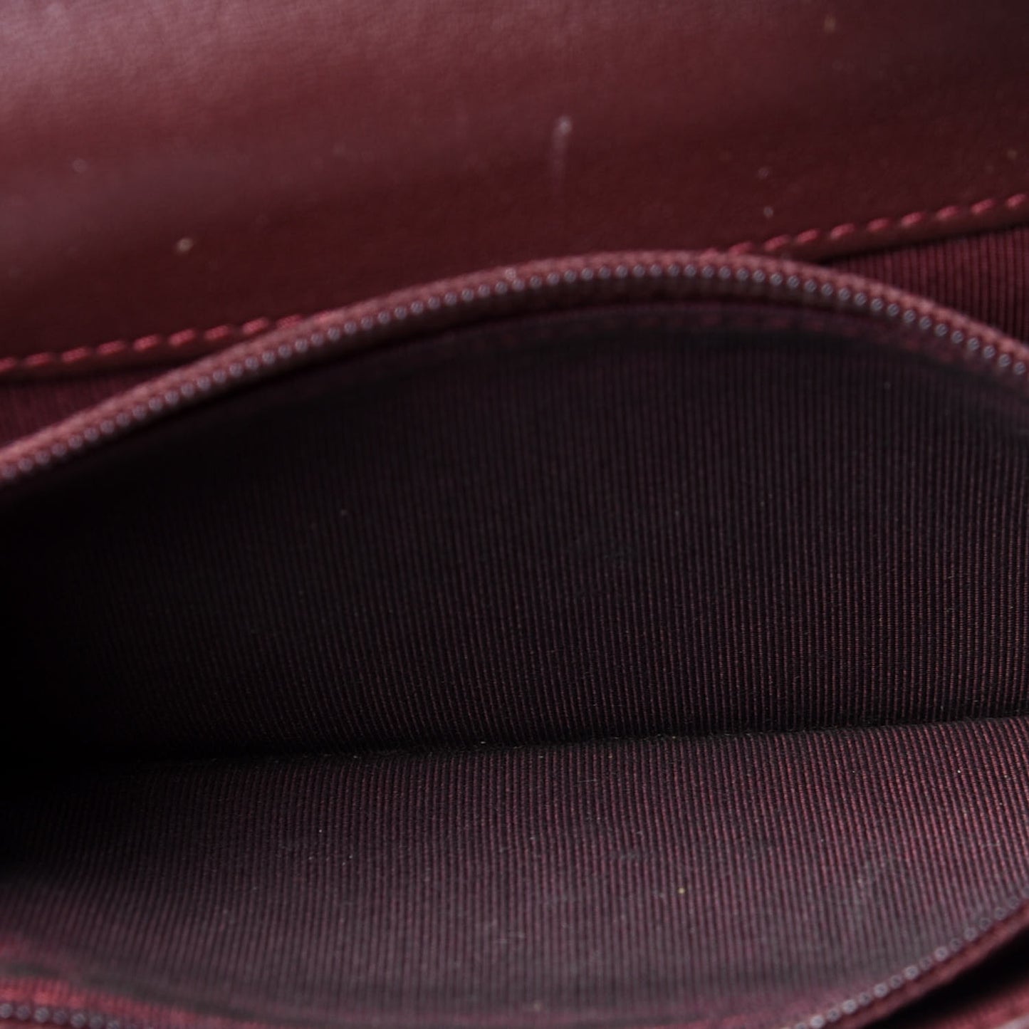 Lambskin Quilted Yen Wallet Black