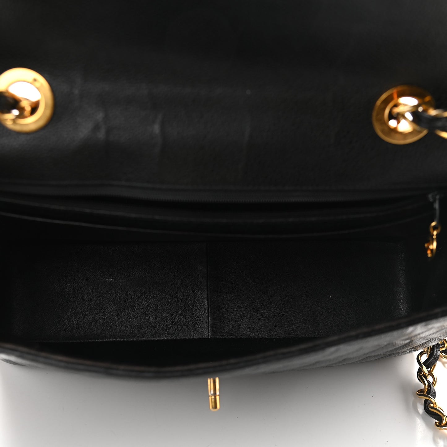 Caviar Quilted Jumbo Single Flap Black