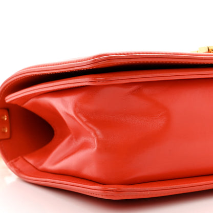 Chanel Snakeskin Medium Boy Flap Red 9 of 11