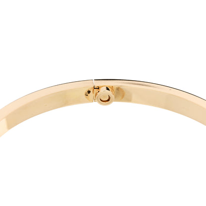 Cartier 18K Yellow Gold Small LOVE Bracelet 17 7 of 8