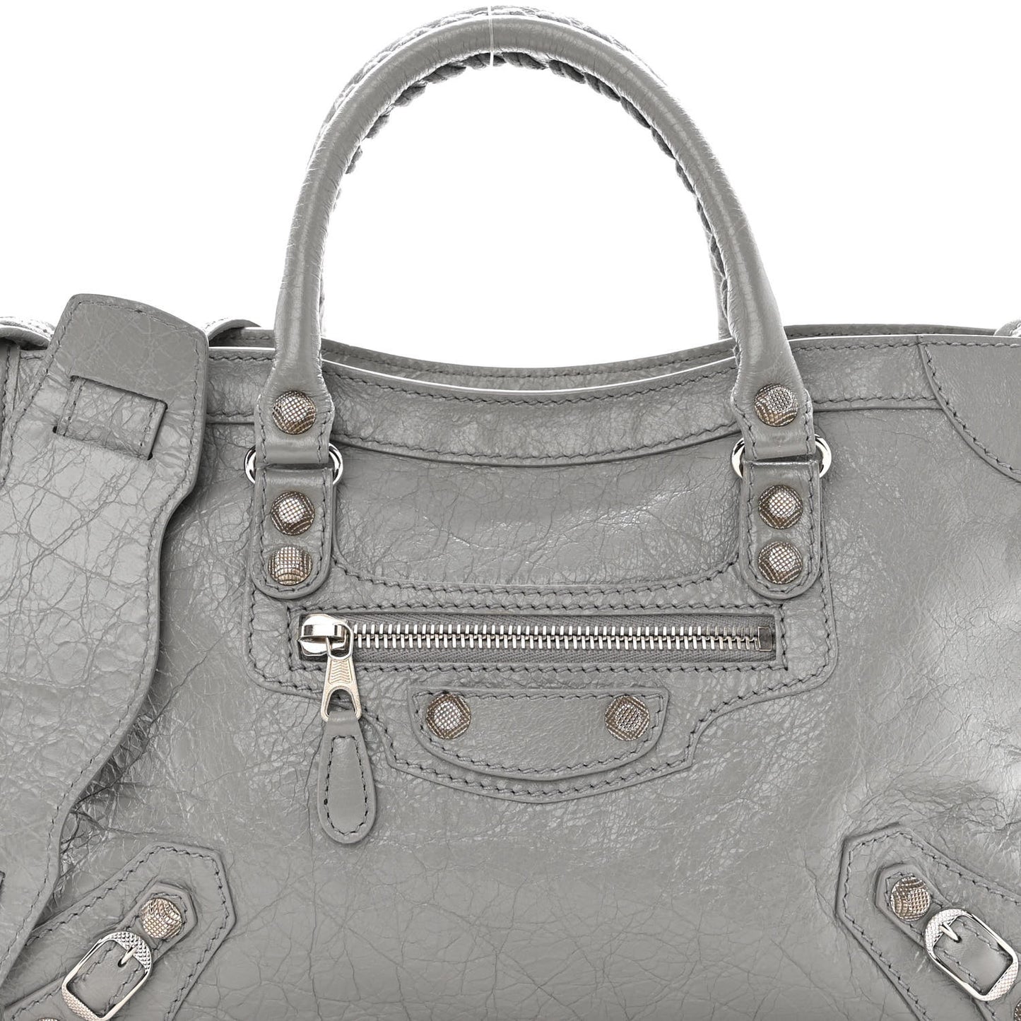Agneau Giant 12 Silver Hardware S City Gris Haussmannien