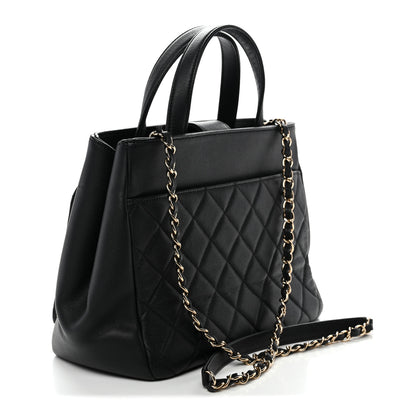Chanel Caviar Quilted Small Business Affinity Shopping Bag Black 3 of 10