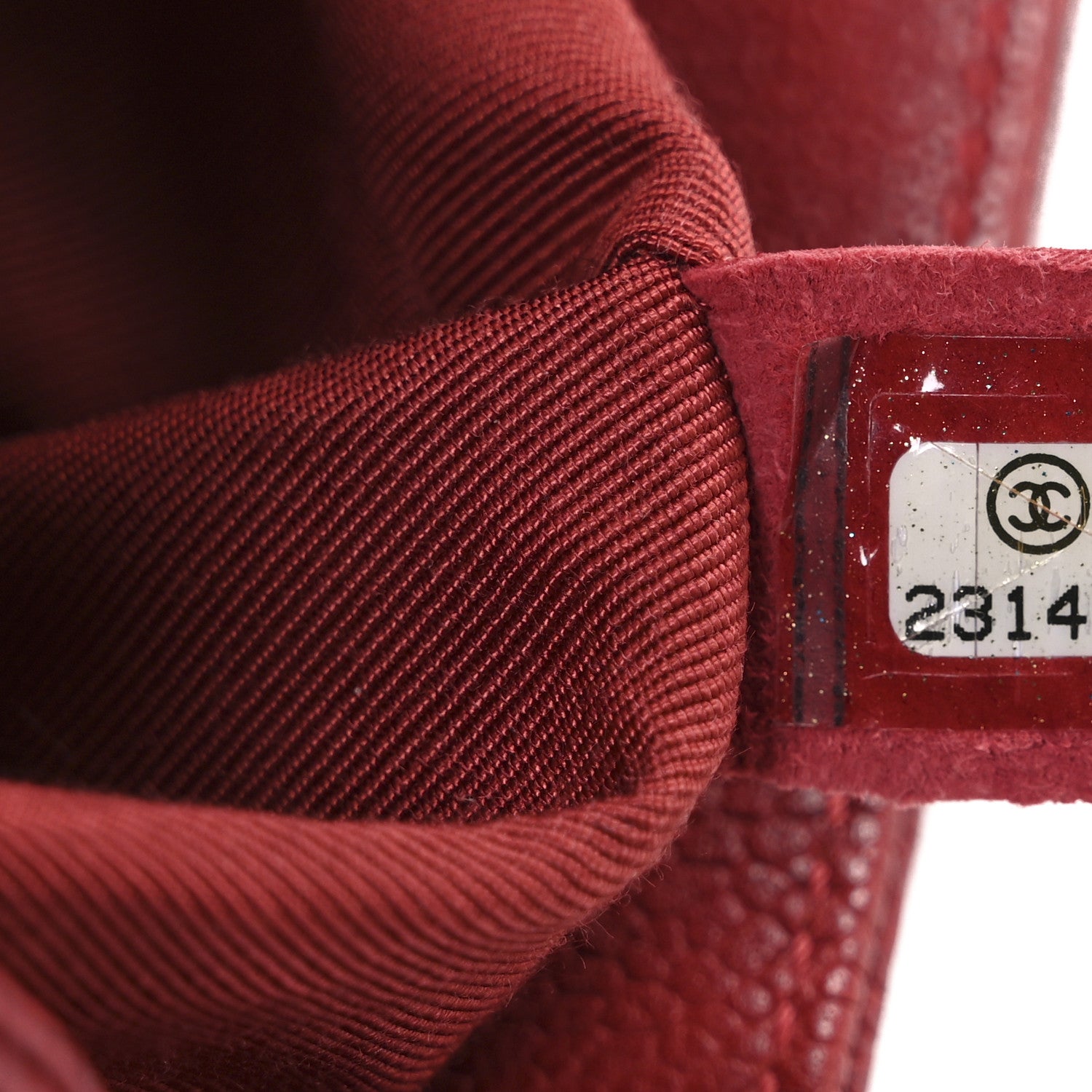 Chanel Caviar Quilted Medium Boy Flap Red 7 of 12