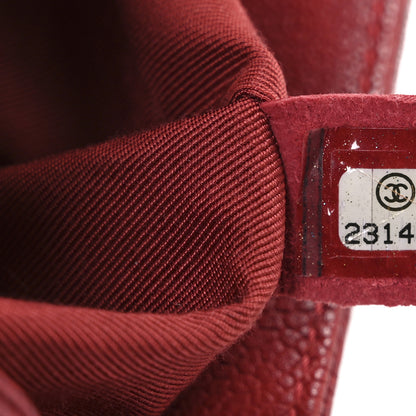 Chanel Caviar Quilted Medium Boy Flap Red 7 of 12