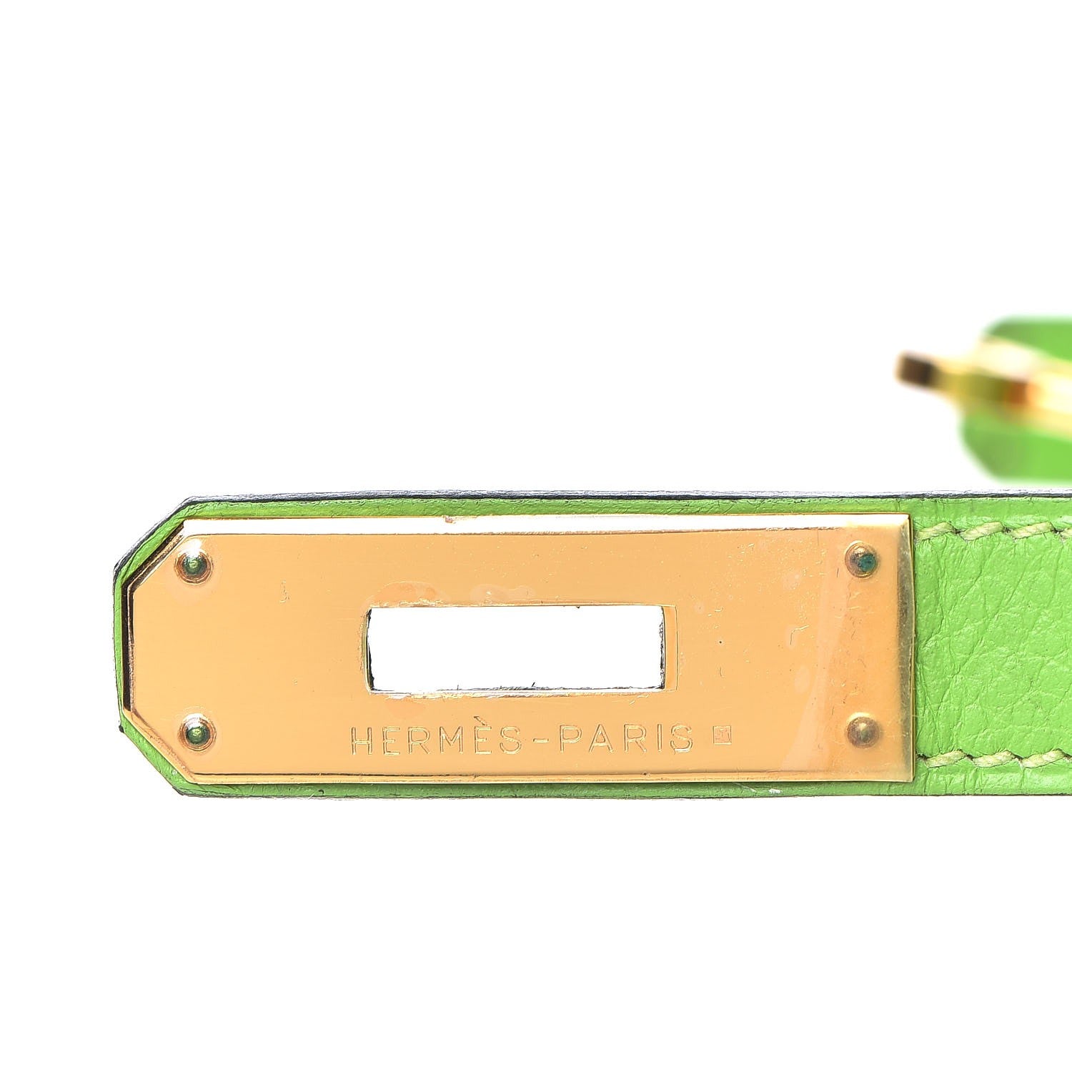 Hermes Taurillon Clemence Kelly Retourne 32 Vert Cru 22 of 41