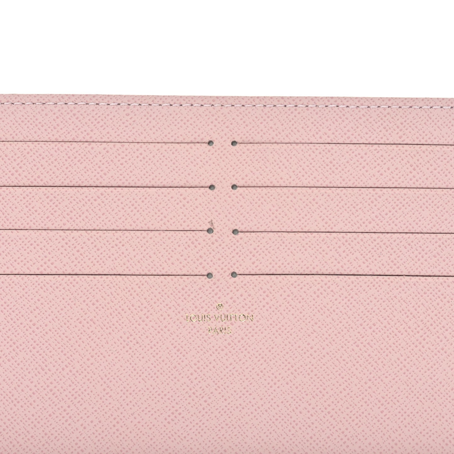 Calfskin Felicie Card Holder Insert Rose Ballerine