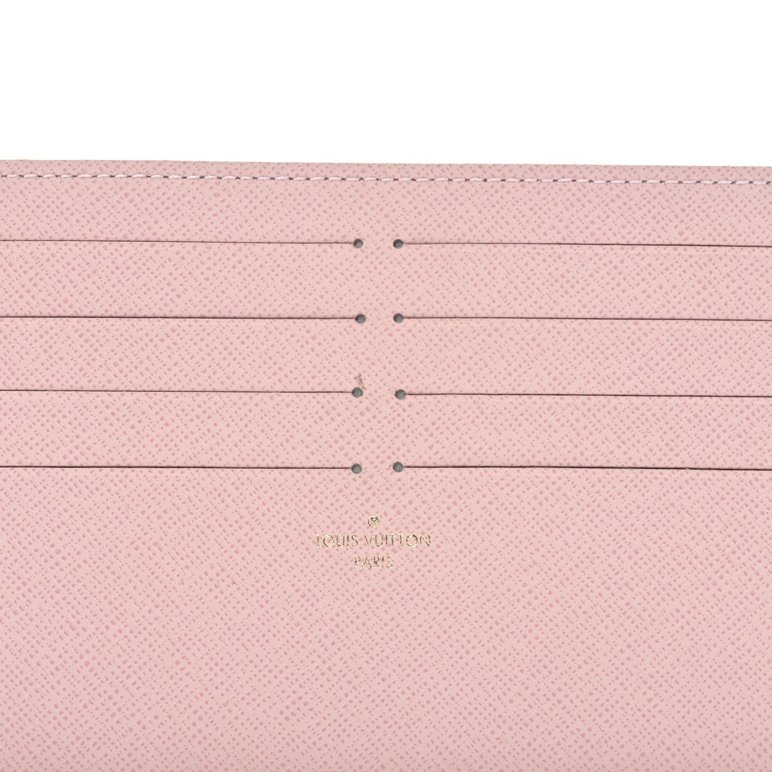 Louis Vuitton Calfskin Felicie Card Holder Insert Rose Ballerine 6 of 6