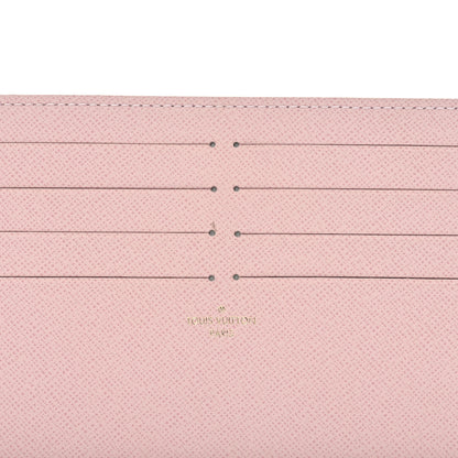 Louis Vuitton Calfskin Felicie Card Holder Insert Rose Ballerine 6 of 6