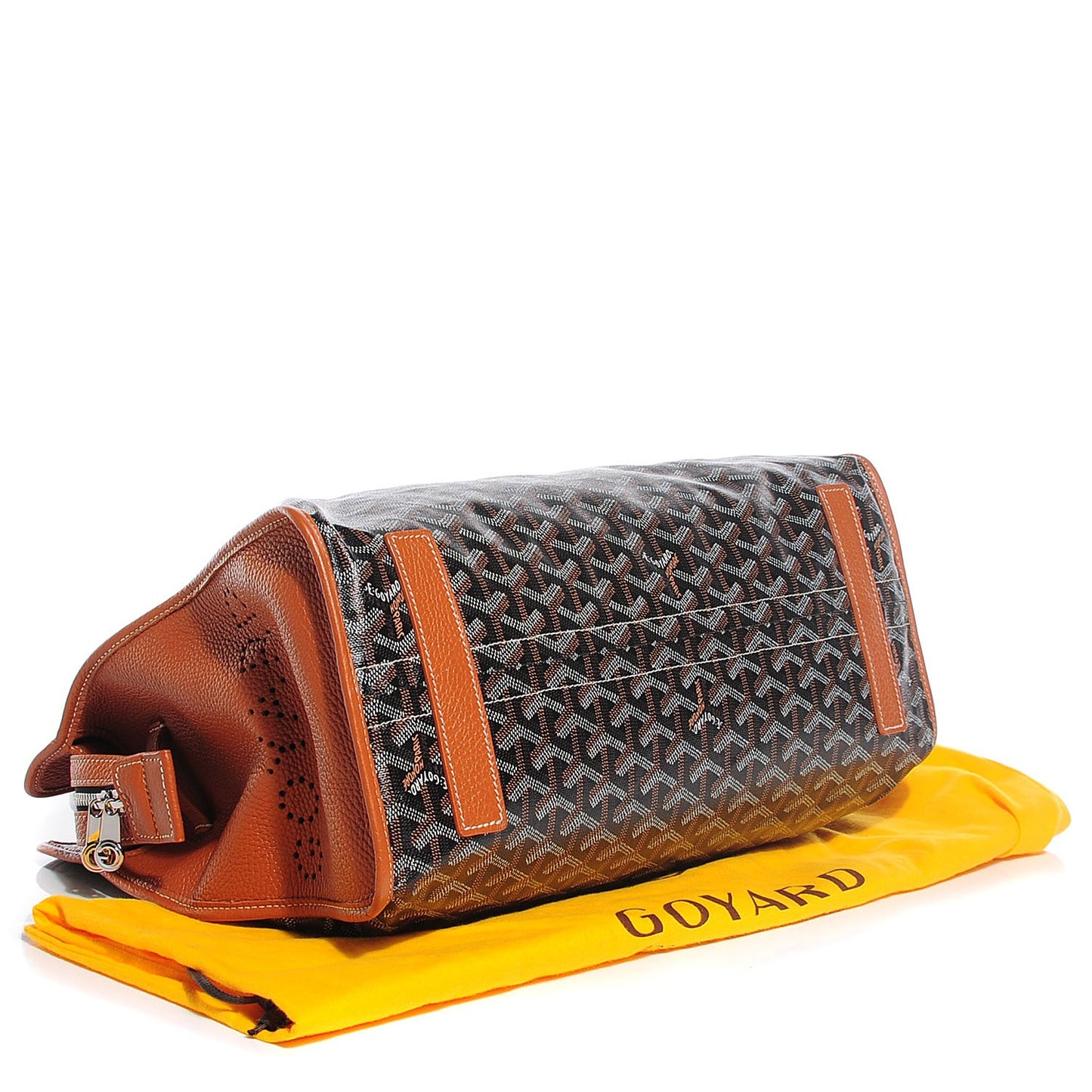 Goyardine Sac Hardy Pet Carrier PM Black Gold