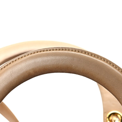 Christian Dior Lambskin Cannage Medium Lady Dior Beige 11 of 11