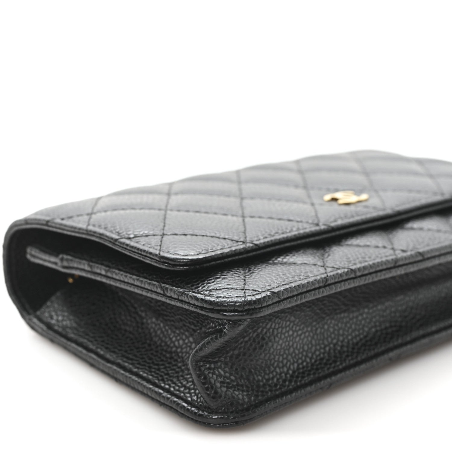 Chanel Caviar Quilted Wallet On Chain WOC Black 10 of 11