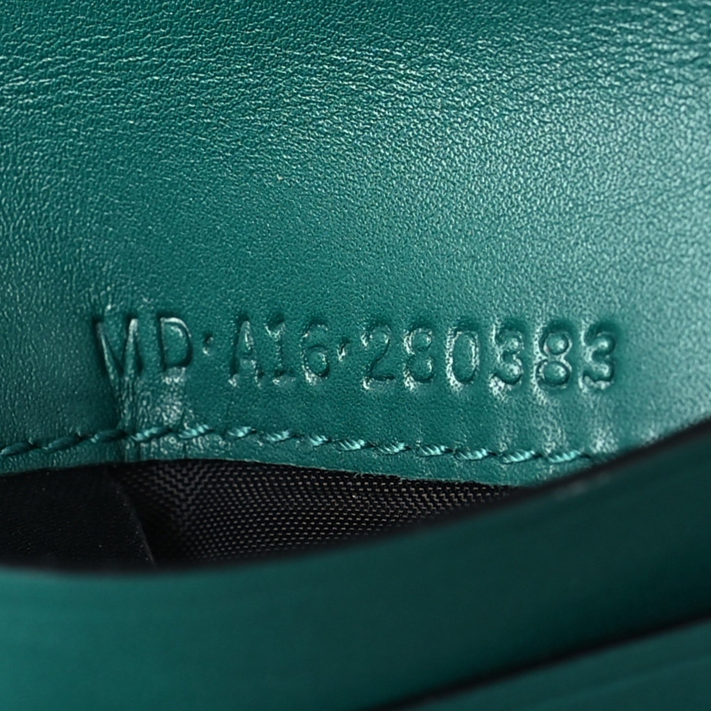Calfskin Serpenti Forever Wallet Black Emerald Green