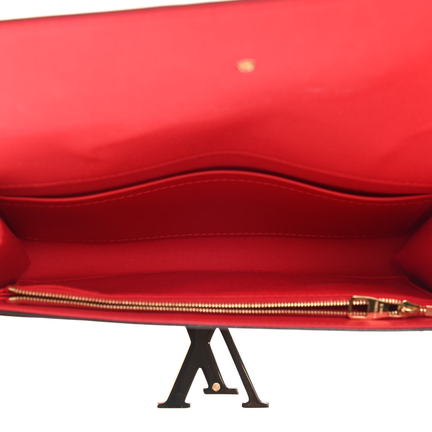 Patent Louise Clutch Cherry